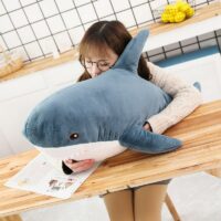 Kawaii Shark Pillow Plysch Kudde kawaii