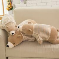 Vesti il cuscino per il corpo dell'orso polare orso kawaii