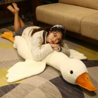 Lindo cisne almohada de peluche Almohada kawaii