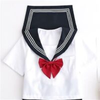 Японская черная милая прозрачная униформа моряка японский каваи