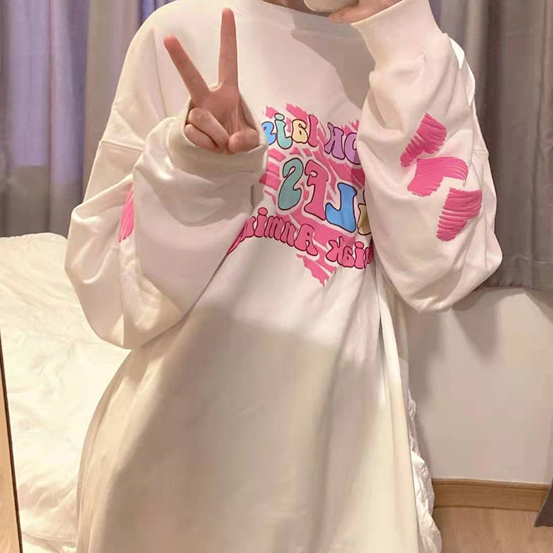 Harajuku Y2k Letter Heart Hoodie - Fashion Shop | Cute Asian Japanese Harajuku Cute Kawaii Fashion Clothing