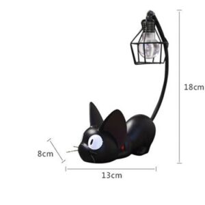 귀여운 검은 고양이 램프 고양이 램프 귀엽다