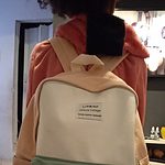Kawaii Pastel Color Block Backpack