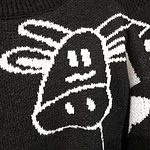 Kawaii Pullover Cow Sweater