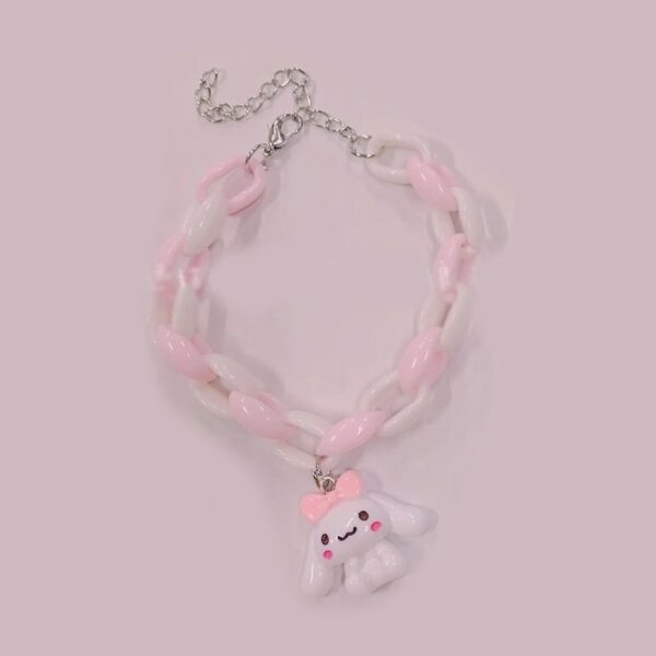 Kawaii Pink Cartoon Bracelet Big Ear Dog kawaii
