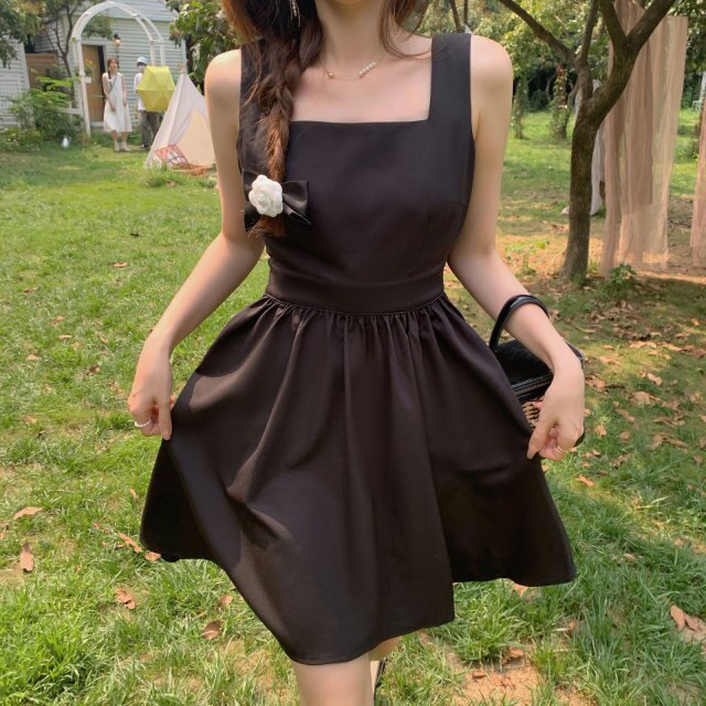 Sexy Black Backless Dress