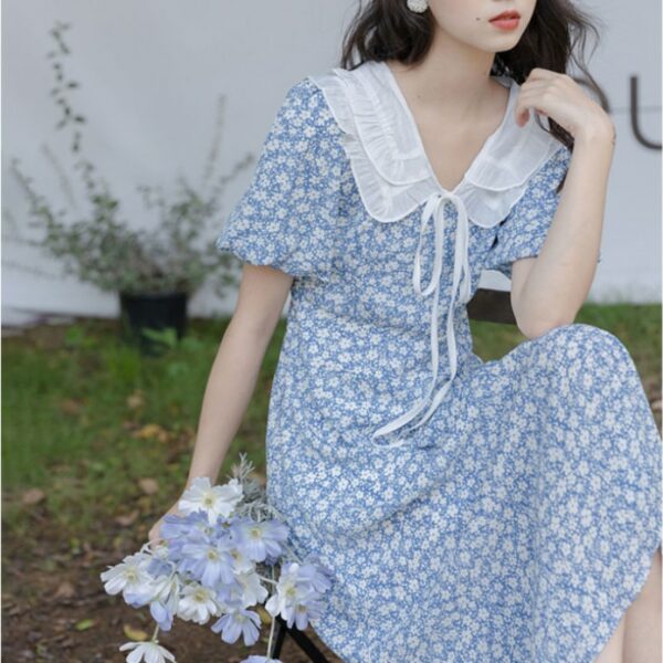 Summer Sweet Puff Sleeve Fairy Dress Fairy Dress kawaii