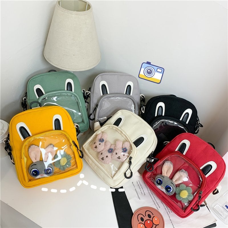 Kawaii Mini Transparent Backpack