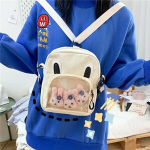 Kawaii Mini Transparent Backpack Korea Stylish kawaii