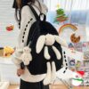 Kawaii 3D Plush Bunny Backpack bunny kawaii
