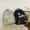 Kawaii Reflective Stripe Bunny Backpacks bunny kawaii
