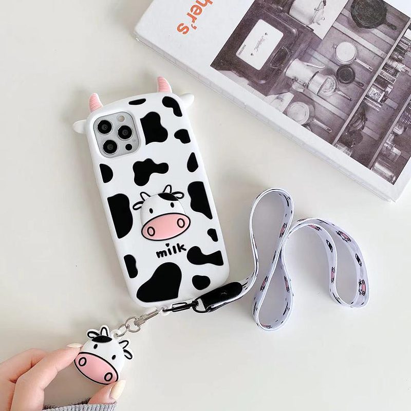 Cute Milk Cow iPhone Case 3