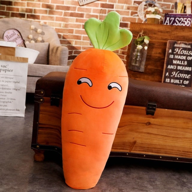 Cartoon Smile Carrot Plush Toy 1