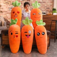 Cartoon-Lächeln-Karotten-Plüschtier Karotten-Kawaii