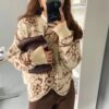Retro O-Neck Korean Sweater Korean kawaii