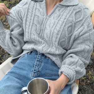 Retro Sweet All-match Sweater kawaii