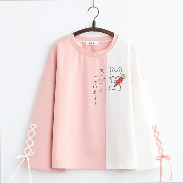 College Style Rabbit T-Shirt College Style kawaii