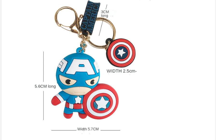 Cute Cartoon Super Hero Keychain