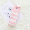 Cute Fuzzy Striped Stockings Cute kawaii