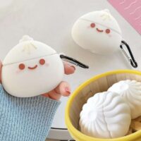 3D 귀여운 Baozi 에어팟 케이스 바오즈 카와이