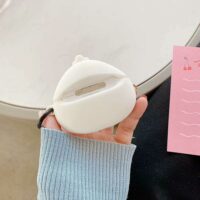 3D かわいい Baozi Airpods ケース包子かわいい