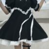 Girl Black Lolita Dress Girl Dolls kawaii