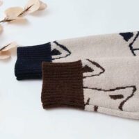 Sweter w stylu Harajuku ze słodkim kotem Kot, kawaii
