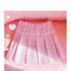 Kawaii Schoolgirl Heart Plaid Mini Skirt Heart kawaii
