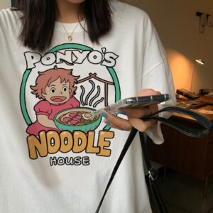 Harajuku Noodles Cat T-Shirt Harajuku kawaii