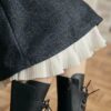Harajuku Gothic High Waist Skirt Gothic kawaii