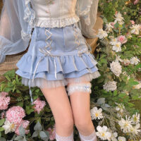Японская сексуальная мини-юбка в стиле каваи японский каваи