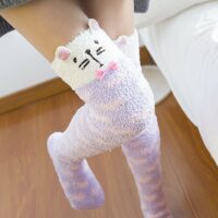 Süße japanische Mori Girl Oberschenkelhohe Socken Süßes Kawaii