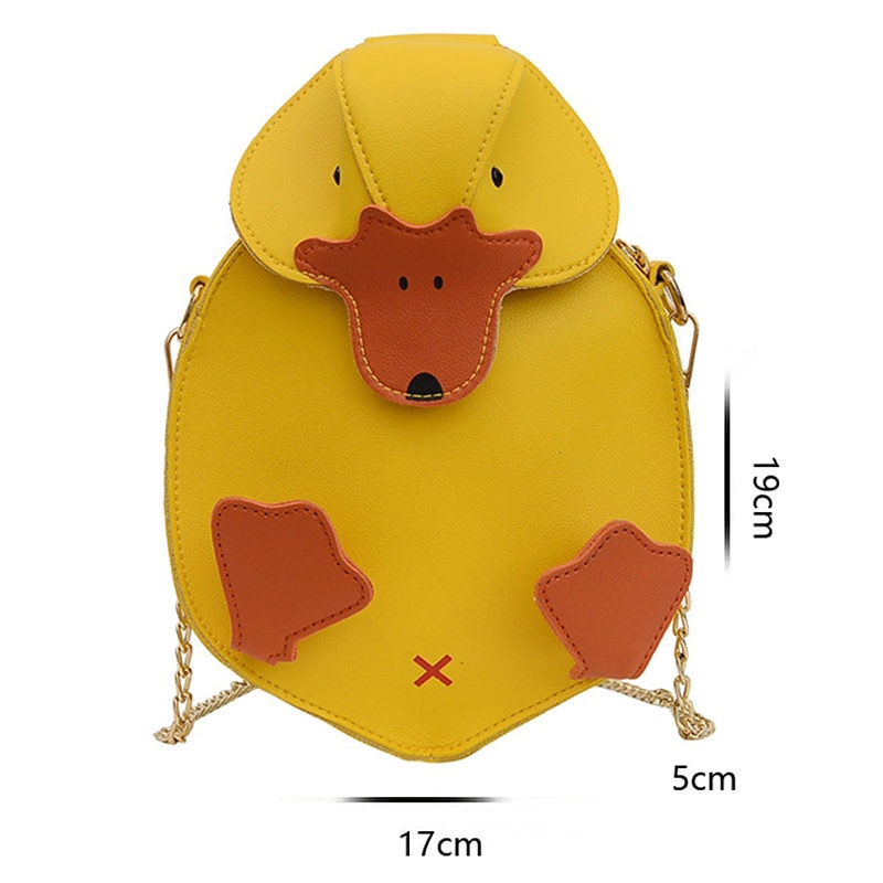 Kawaii Cartoon Duck Shoulder Bag