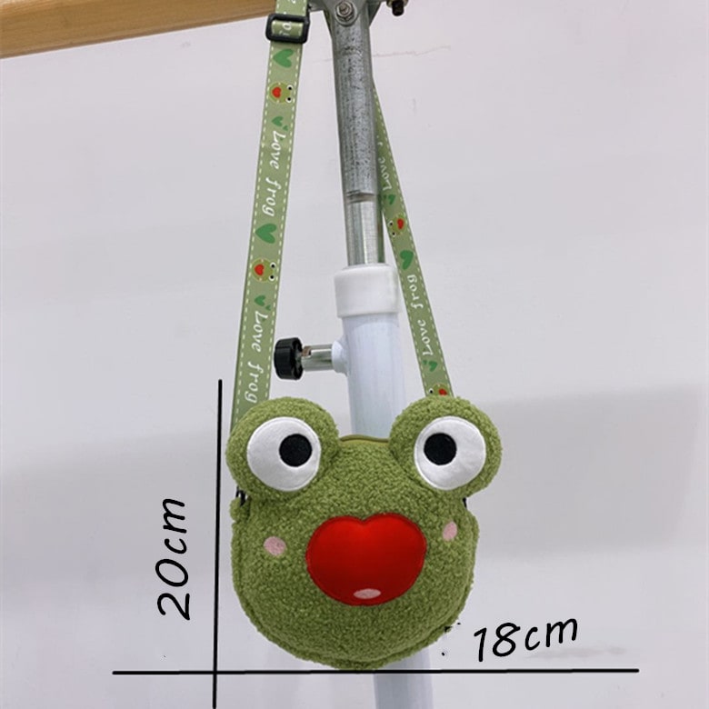 Kawaii Green Frog Shoulder Bag