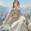 Kawaii Sweater Maxi Dresses Korean kawaii