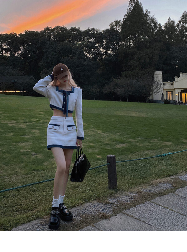 Korean Kawaii Mini Skirt Suit kawaii