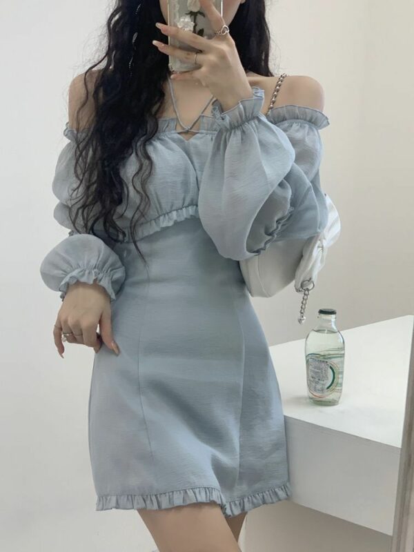 Korean Long Sleeve Fairy Dress Fairy Dress kawaii