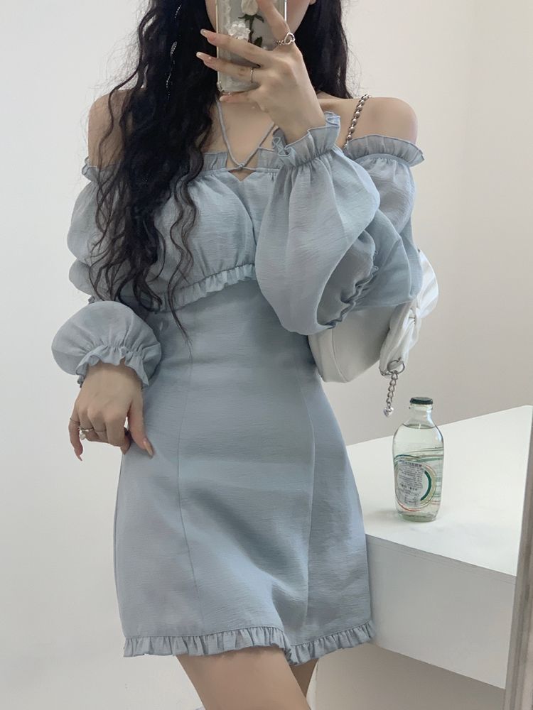 Korean Long Sleeve Fairy Dress