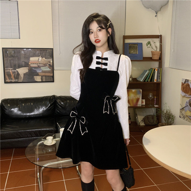 Korean Sweet Black Lolita Dress