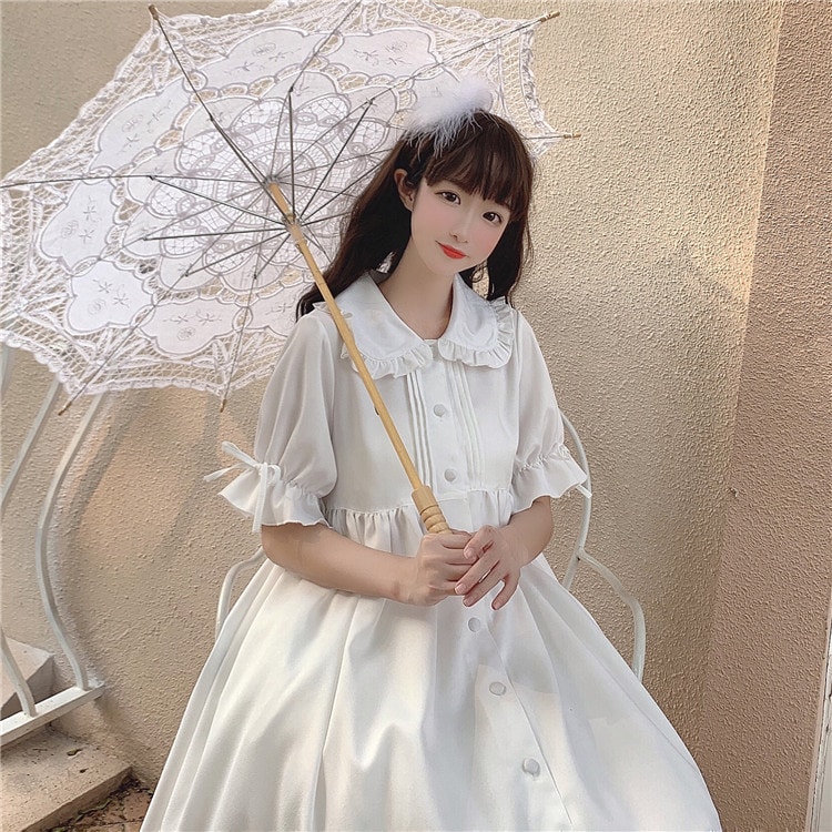 Lolita Sweet Girl White Dress