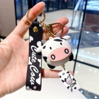 Kawaii Milky Cow Keychains Cow kawaii