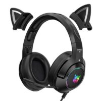 Kawaii Pink Cat Ears Headset Söt kawaii