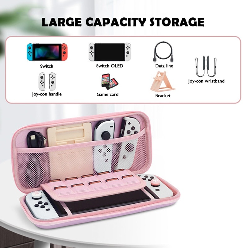 Pink Cat Paw Switch Case