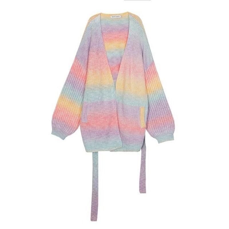 Kawaii Loose Rainbow Sweater