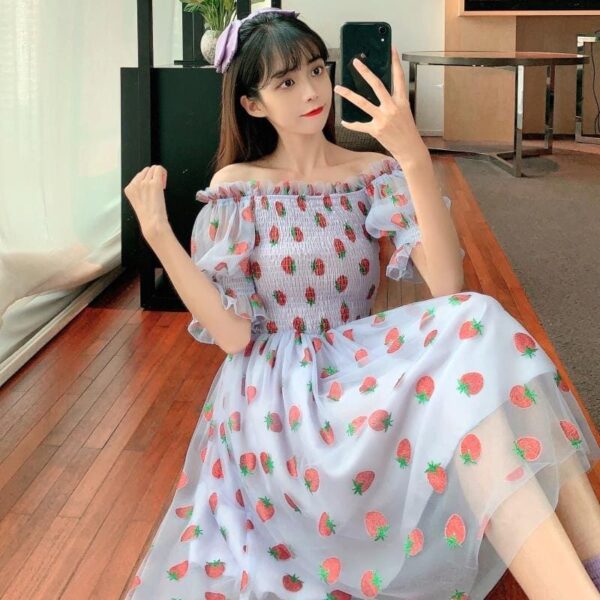 Kawaii Strawberry Fairy Dress Fairy Dress kawaii