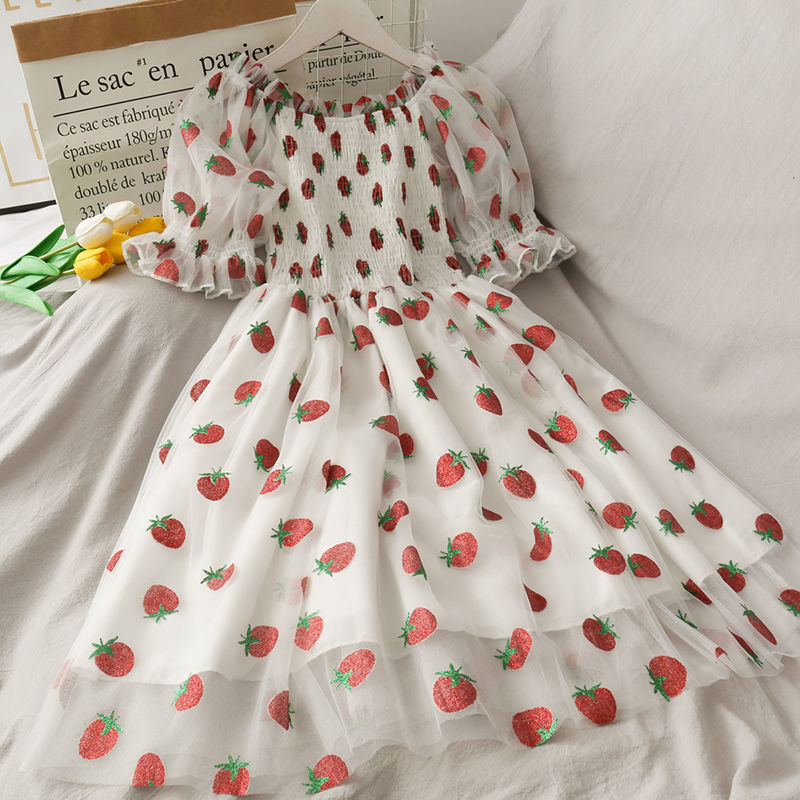 Kawaii Strawberry Fairy Dress