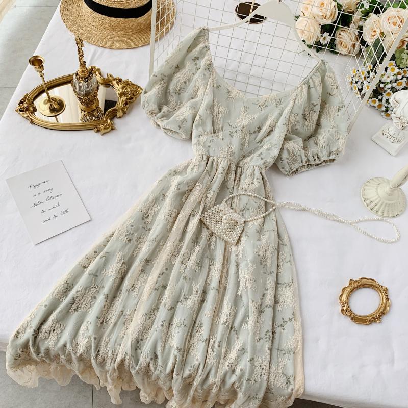 French Summer Chiffon Fairy Dress