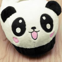 Lindas pantuflas de panda panda kawaii