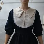 Elegant Vintage Puff Sleeve Dress