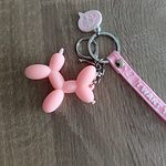 Cute Balloon Dog Keychain